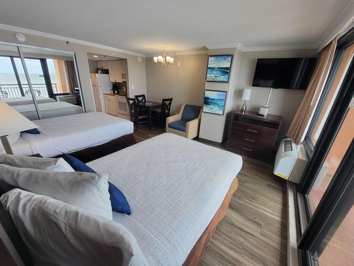 Direct Oceanfront Suite Caravelle Resort 615 Sleeps 4 Guests Myrtle Beach Eksteriør billede